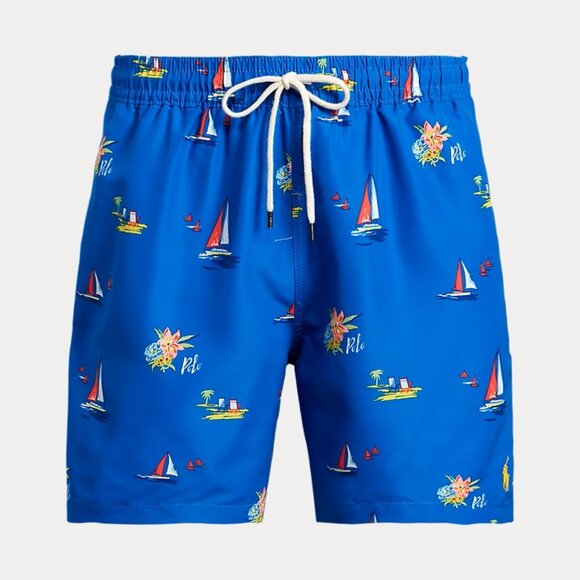 5.75-Inch Traveler Classic Swim Trunk - Picture 1 of 4